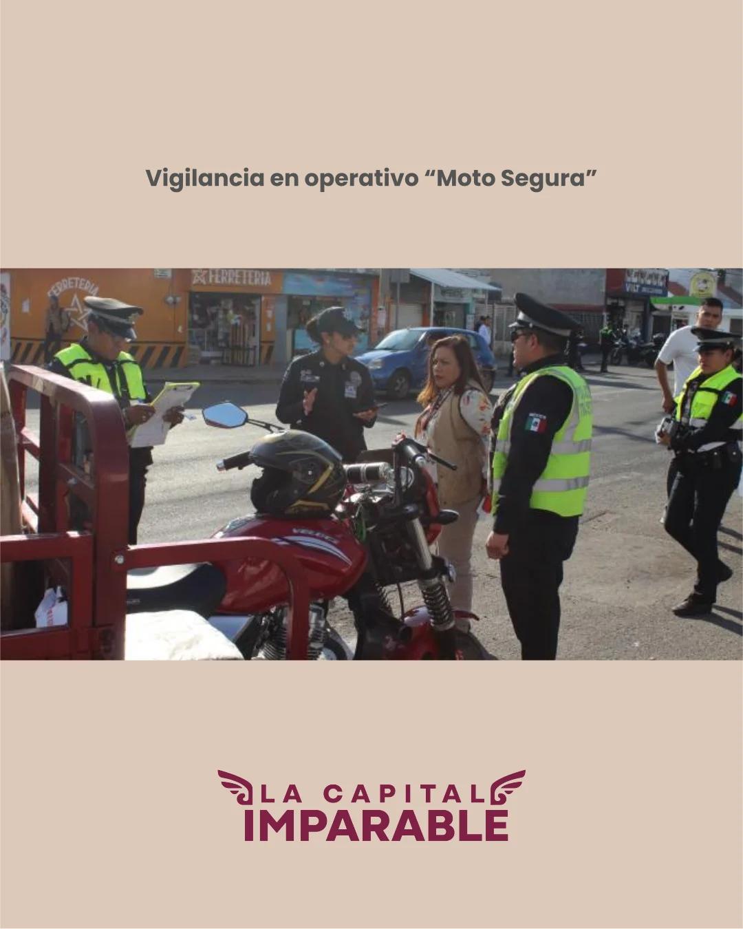 Realiza Contraloría Municipal vigilancia en operativo “Moto Segura”